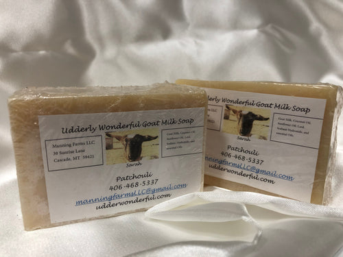 Patchouli. Goat Milk Soap with Olive Oil  4.8 oz bar