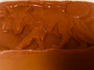 Wolf soap with sandalwood essential oil