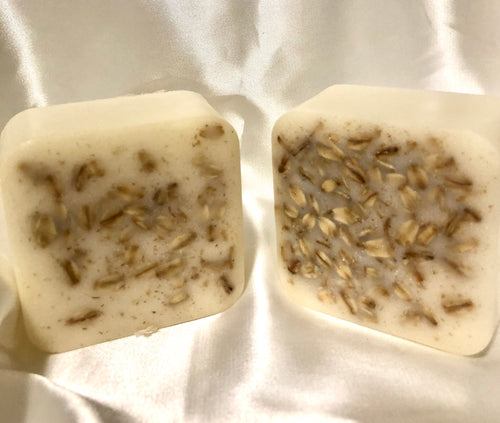 3 Butter, Oat Meal, Honey Goat Milk Soap with Cucumber one bar