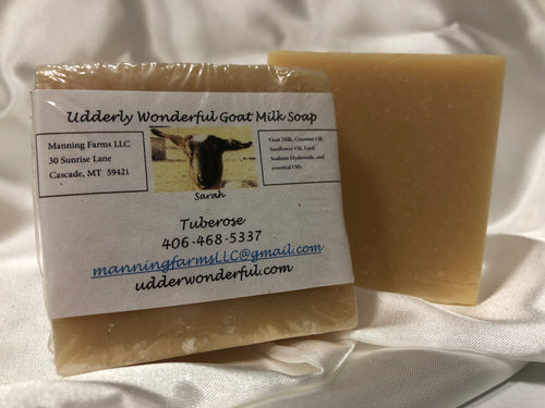 Tuberose. Goat Milk Soap 4.8 oz bar