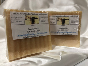 Eucalyptus  Goat Milk Soap 3.5 to 4.7 oz bar