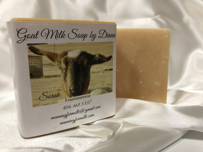 Frankincense: Goat Milk Soap 4.8 oz bar