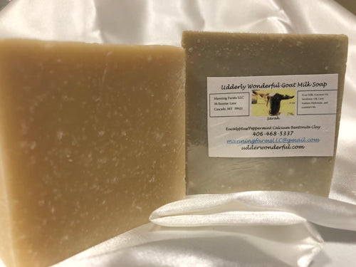 Eucalyptus/Peppermint Calcium Bentonite Clay: Goat Milk bar